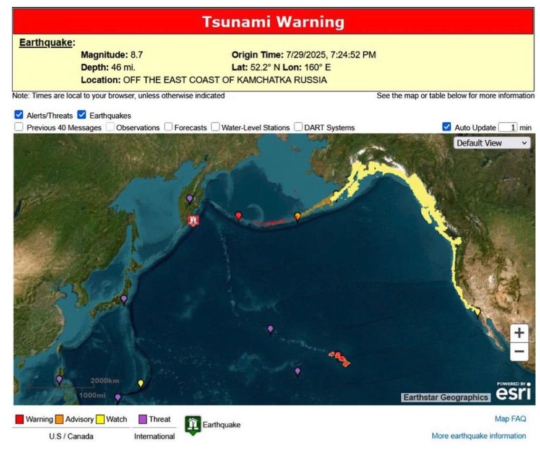 Tsunami Warning
