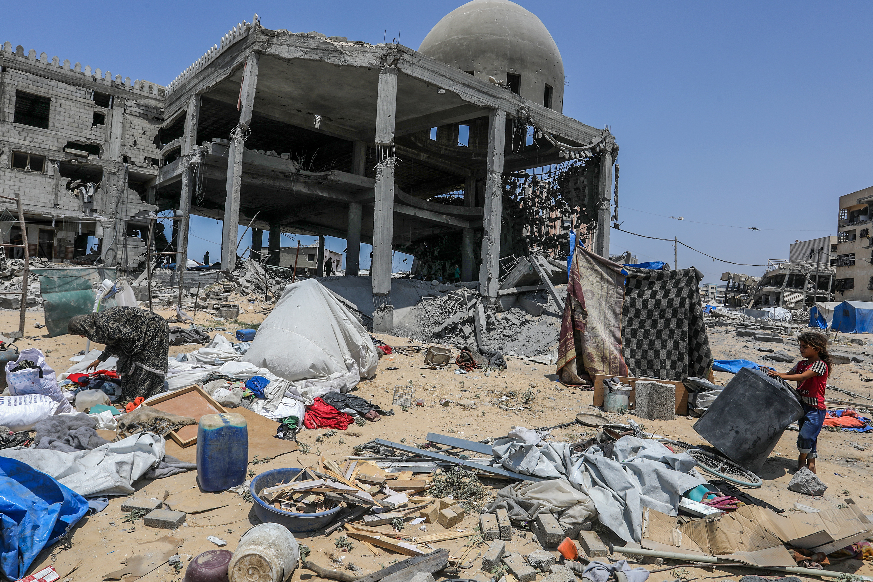  Khan Yunis, in the southern Gaza Strip, on August 2, 2025. 