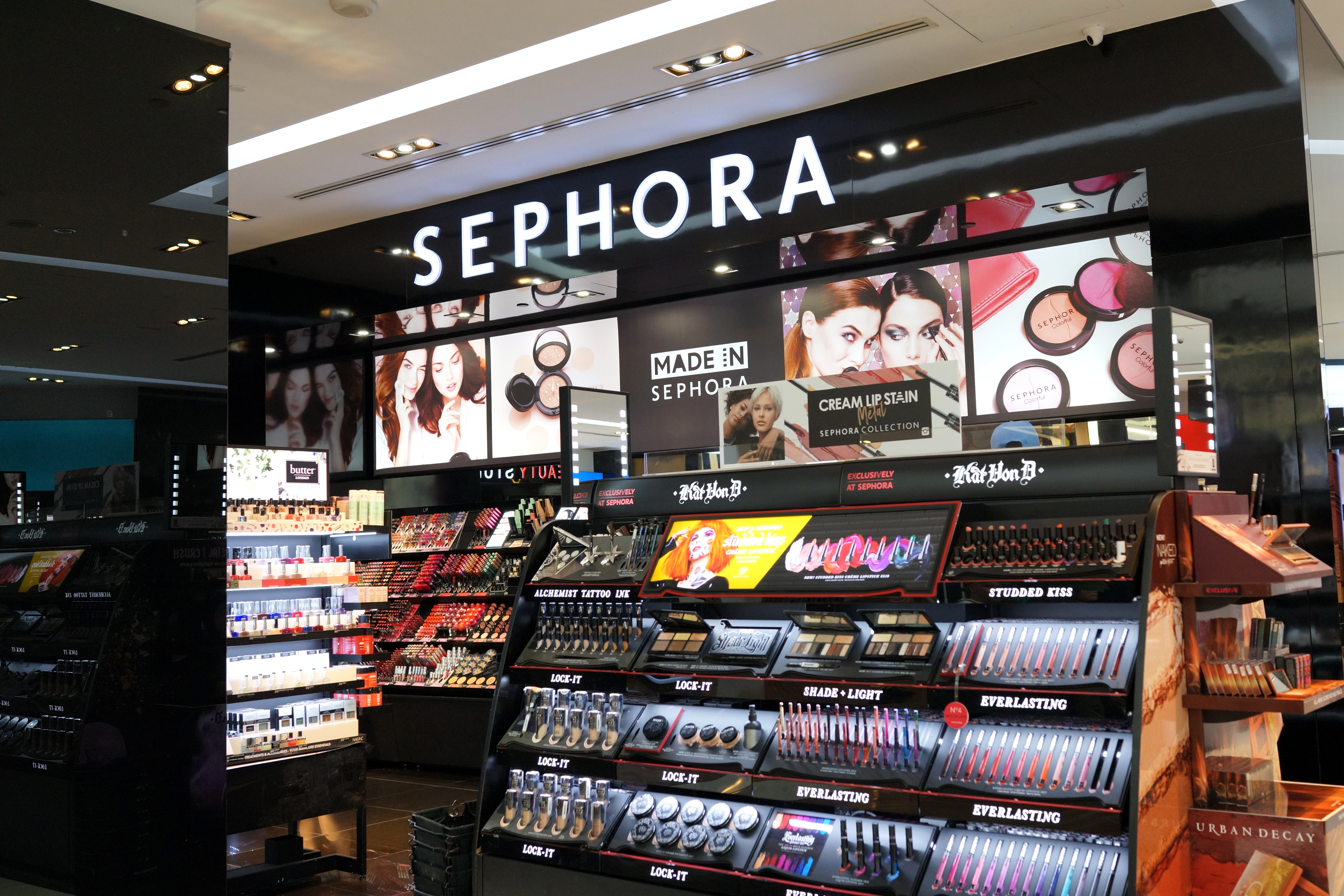 Sephora makeup store selling cosmetics