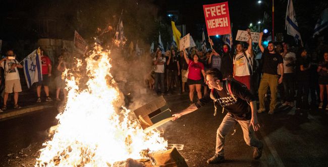 Protest. Illustration.