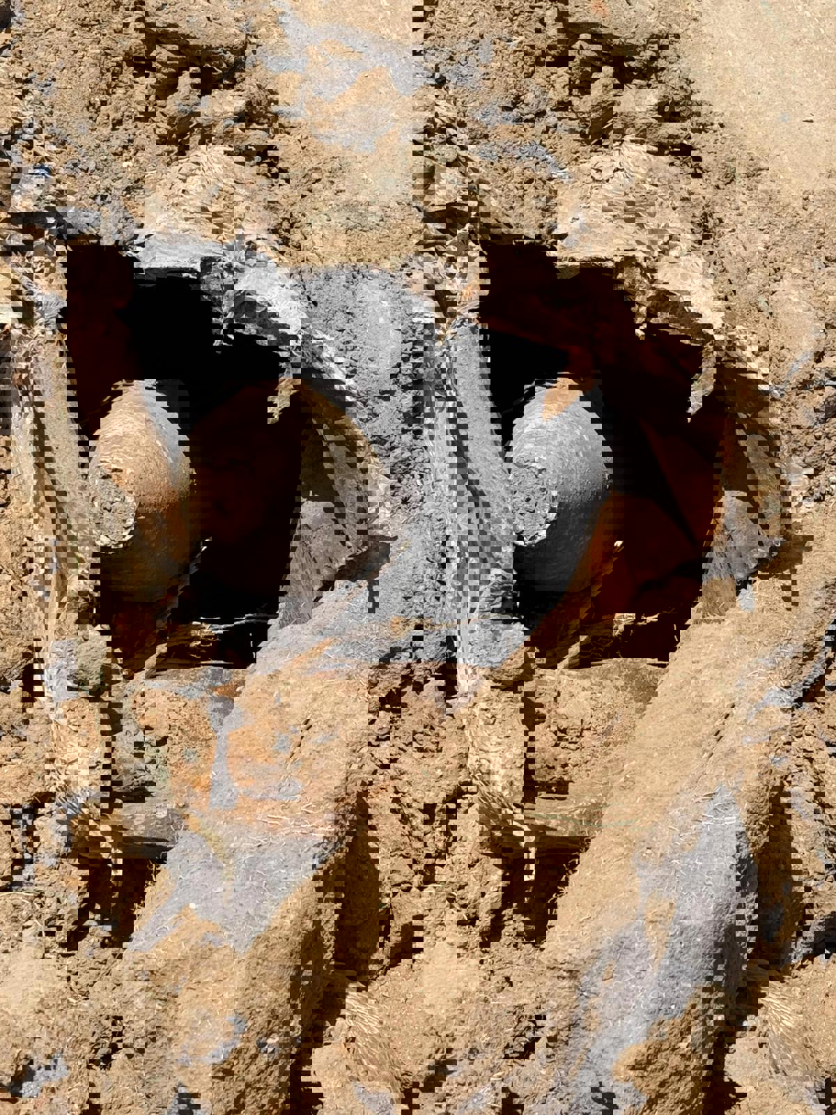 ocket launchers hidden inside a Christian cemetery