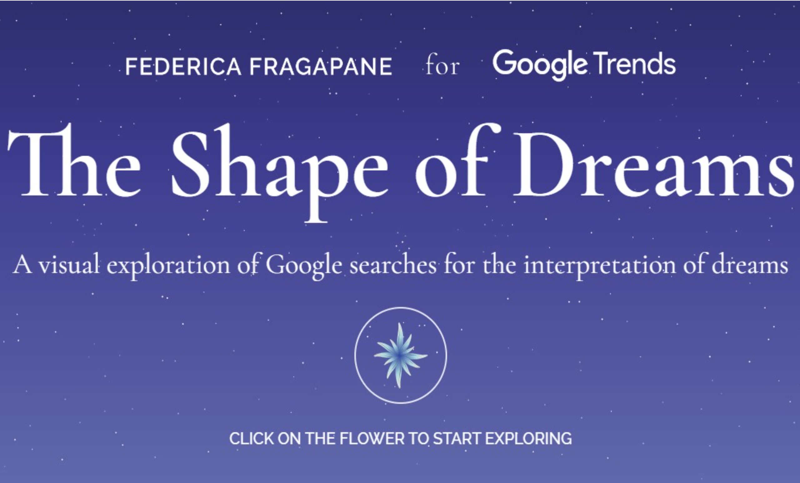 Google Shape of Dreams tool