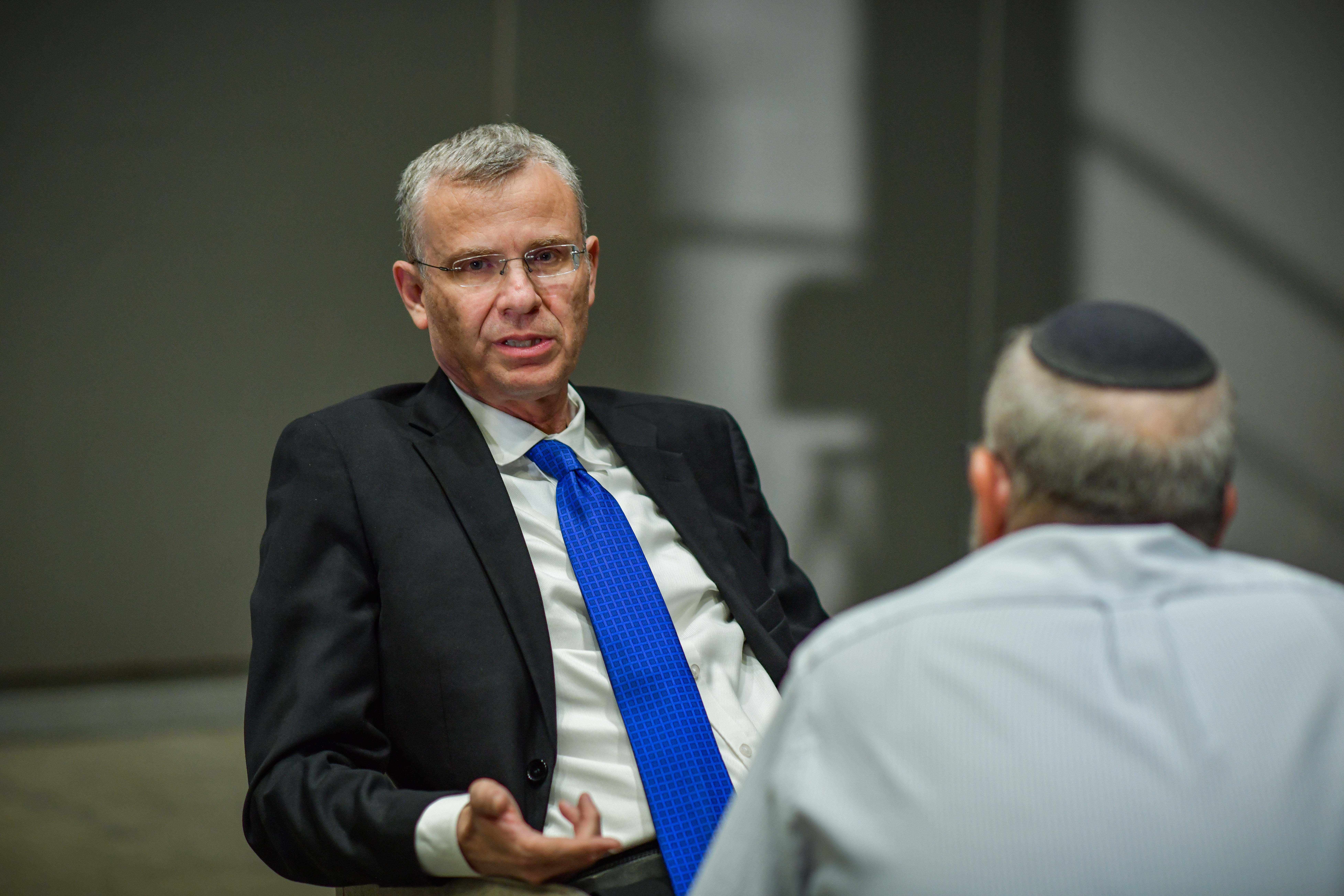 Justice Minister Yariv Levin.