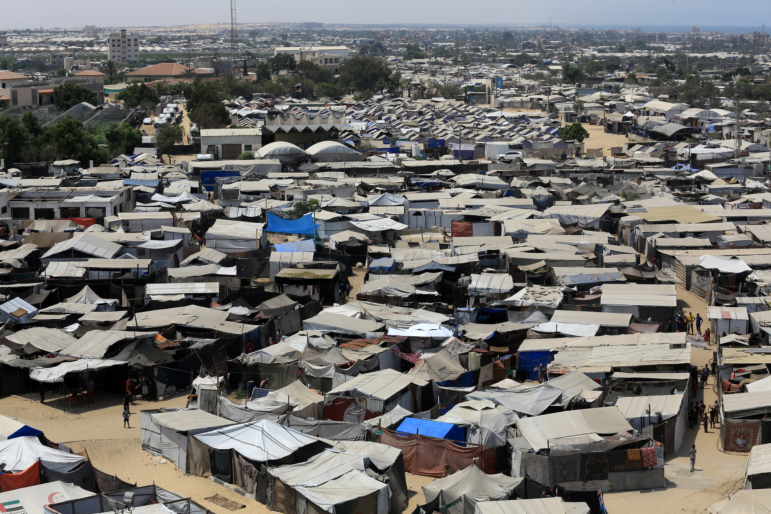 Gaza tent city.