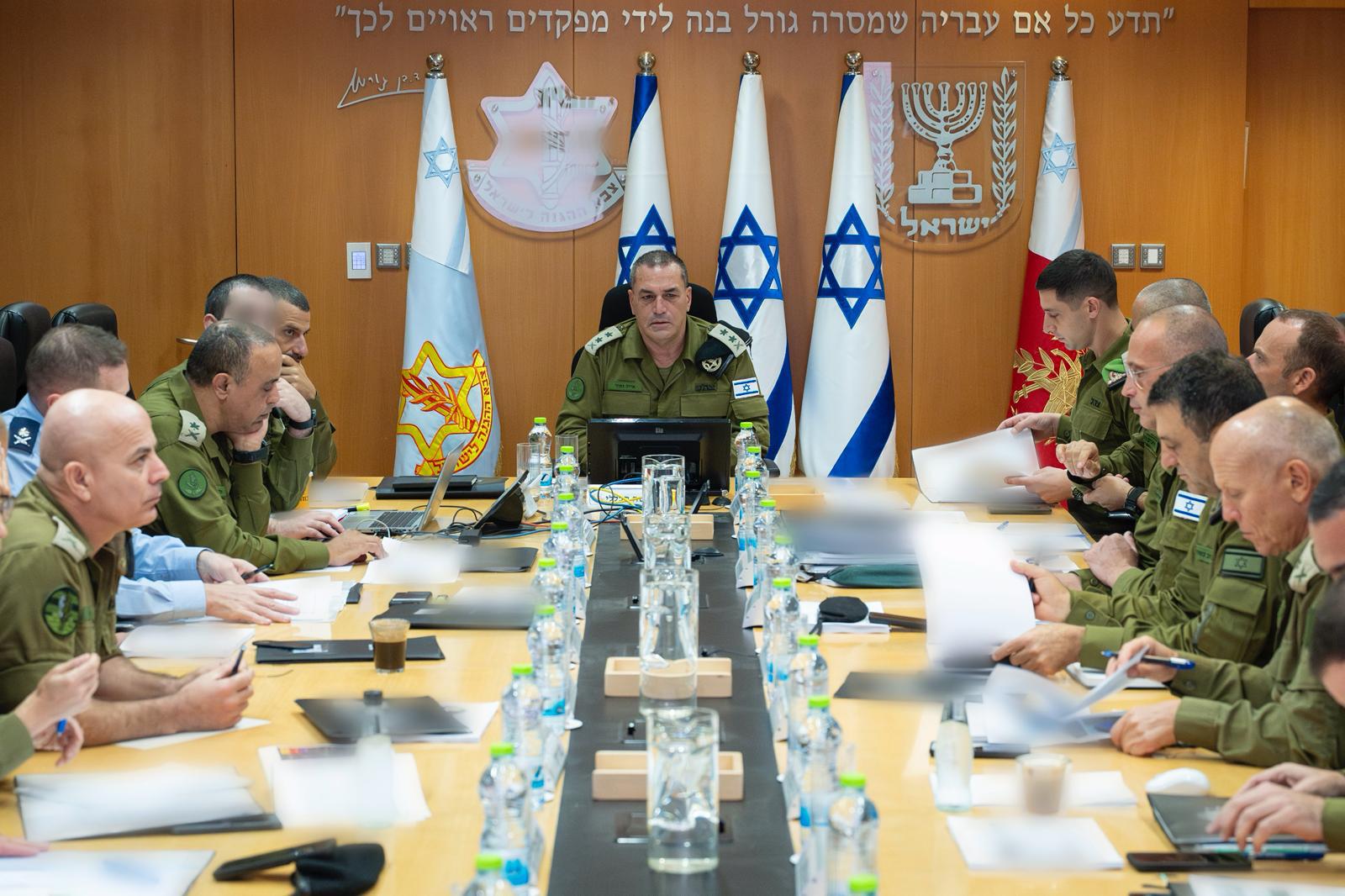 IDF meeting closes military decisions regarding Gaza