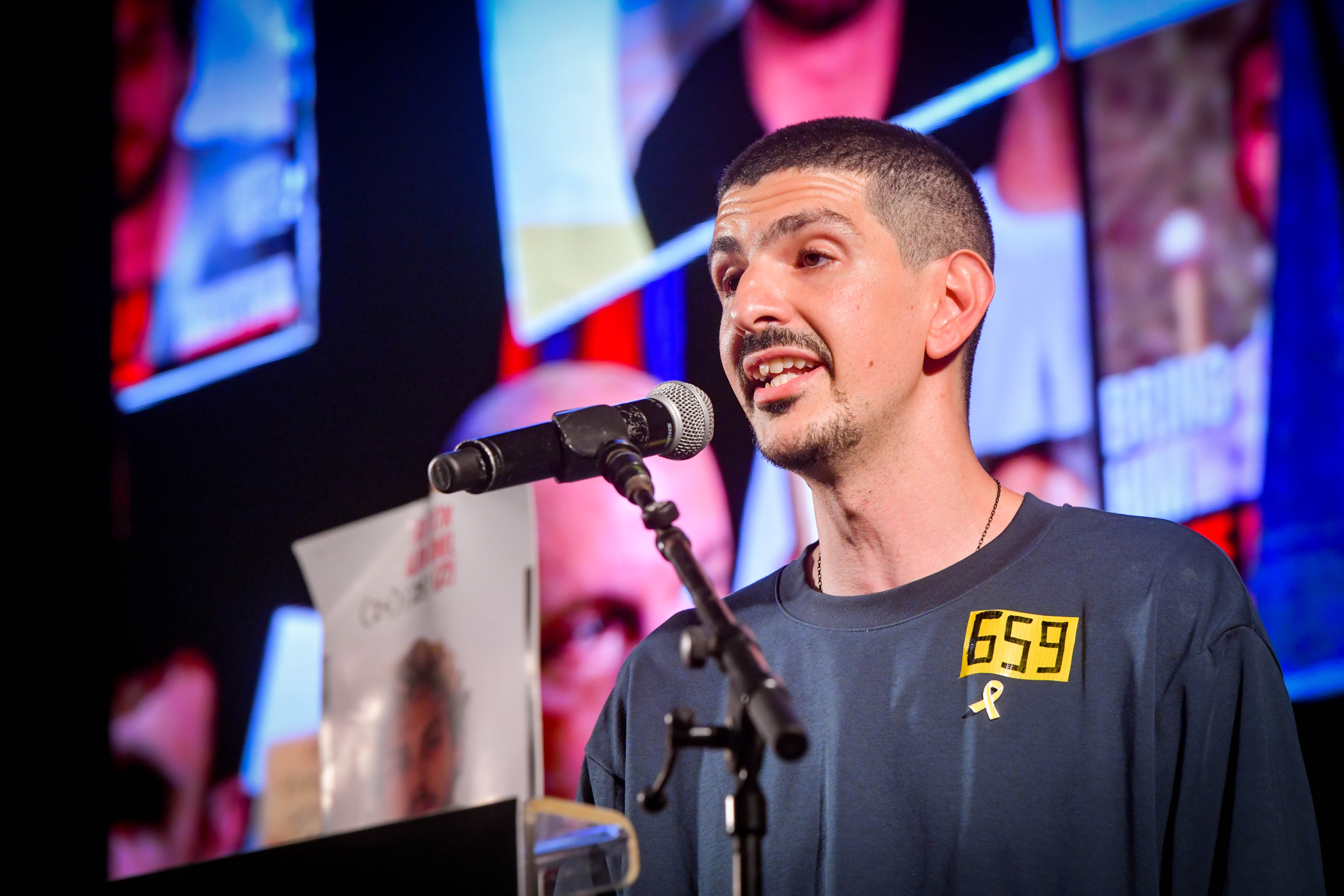 Former hostage Or Levy