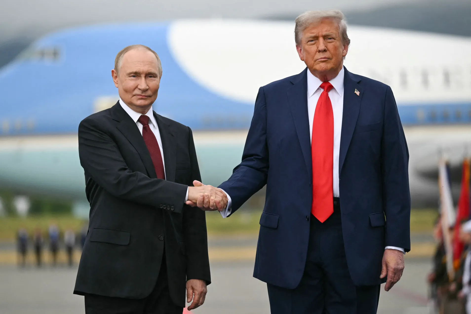 Trump and Putin during the Alaska 2025 Summit