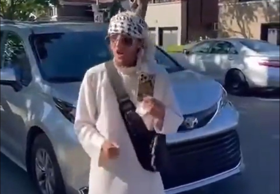 Muslim man who threatened ortodox jew