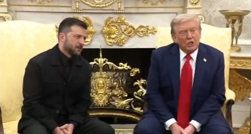 Trump and Zelenskyy.