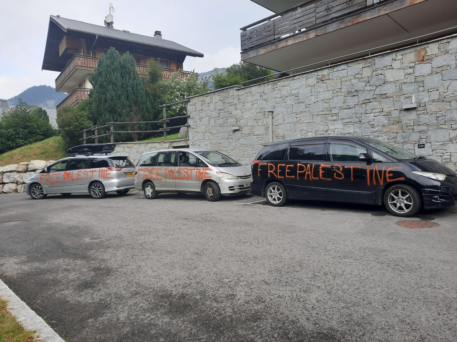 The whole antisemitic vandalism