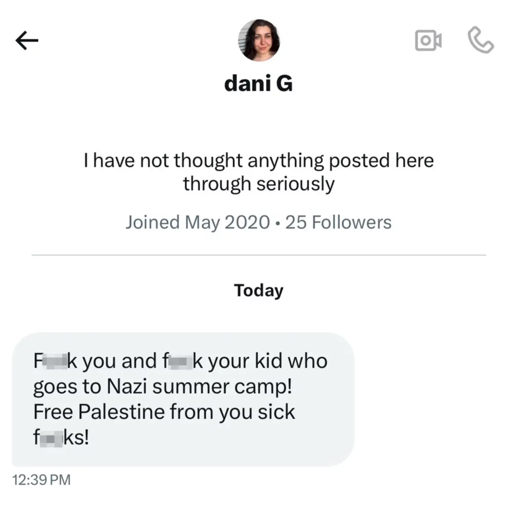 Fidelity Investments employee attacking Jewish family