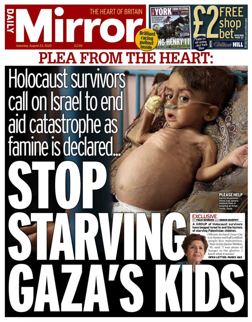 Daily Mirror Uses Sick Gazan Child’s Photo To "Prove" Starvation