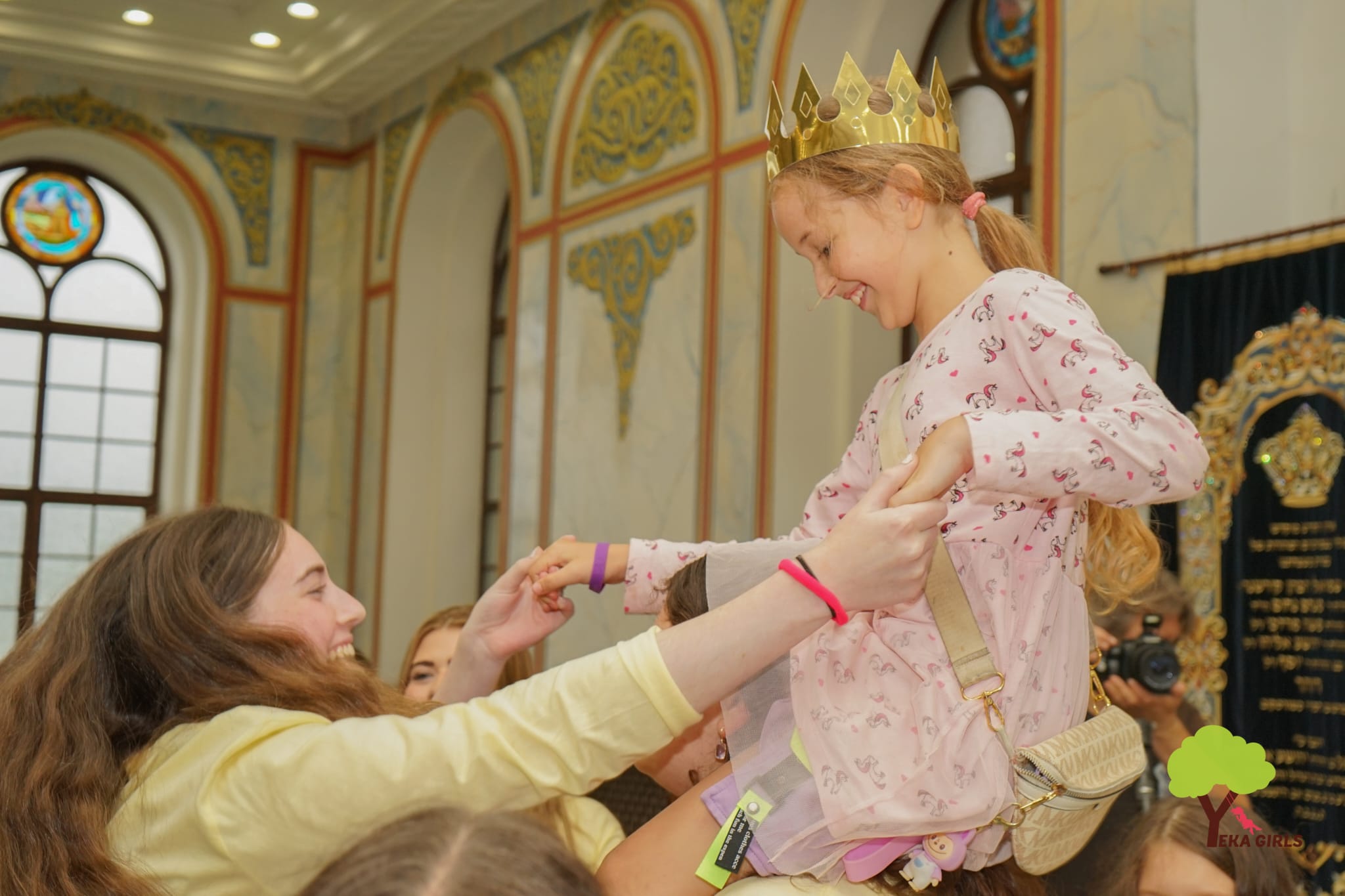 Jewish name recipient cerimony at Yeka Girls in Ukraine