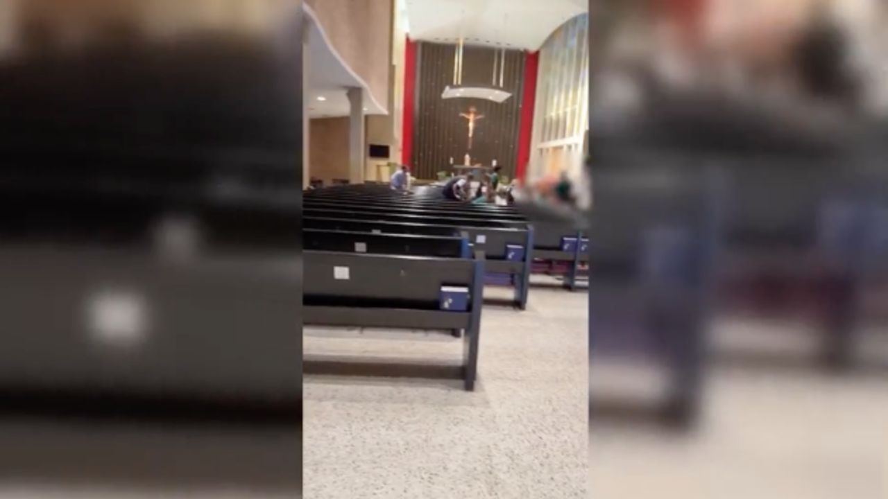 Scene of the shooting incident