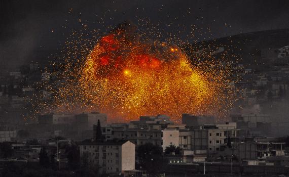 IDF attacks Syria (Illustrative)