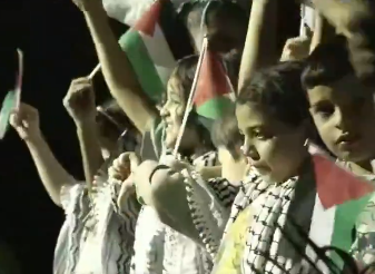 Children attend People's Conference for Palestine, Michigan August 31, 2025