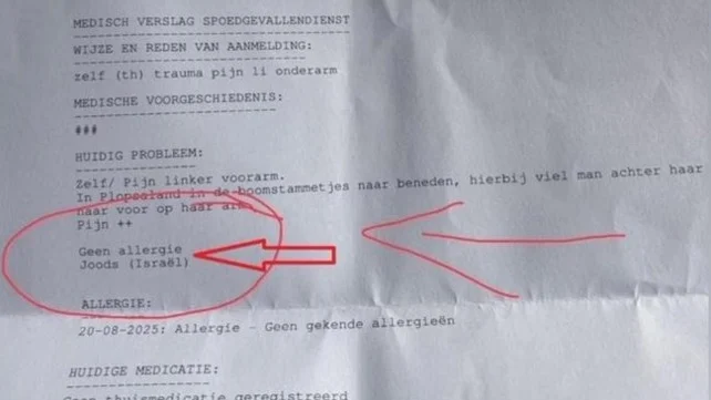 The shocking medical report listing the child being Jewish as a medical condition
