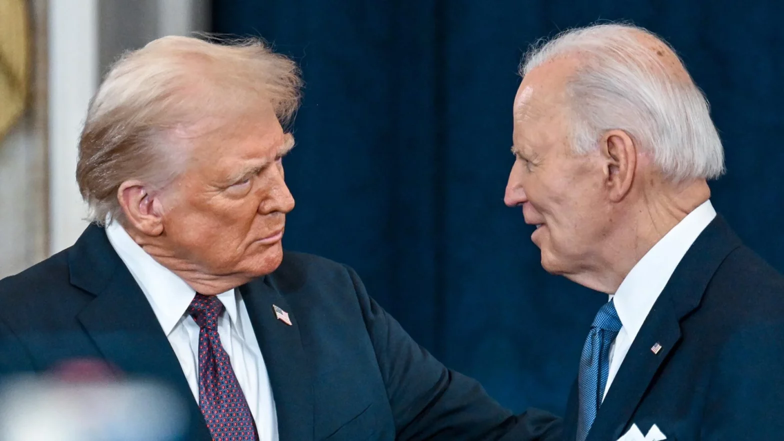 President Trump and former President Biden