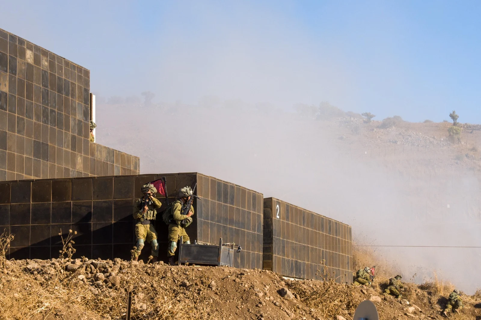 IDF at the new training facility in the Golan Heights