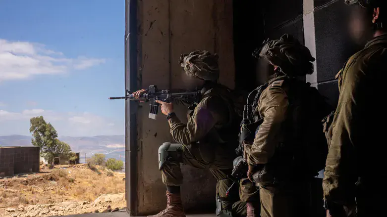 IDF at the new training facility in the Golan Heights