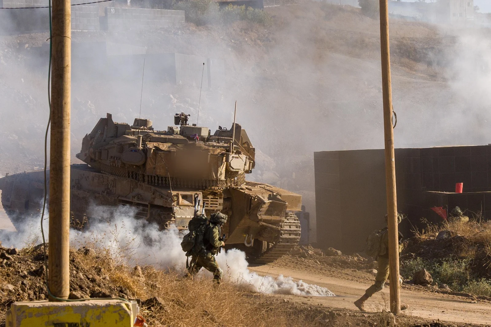 IDF at the new training facility in the Golan Heights