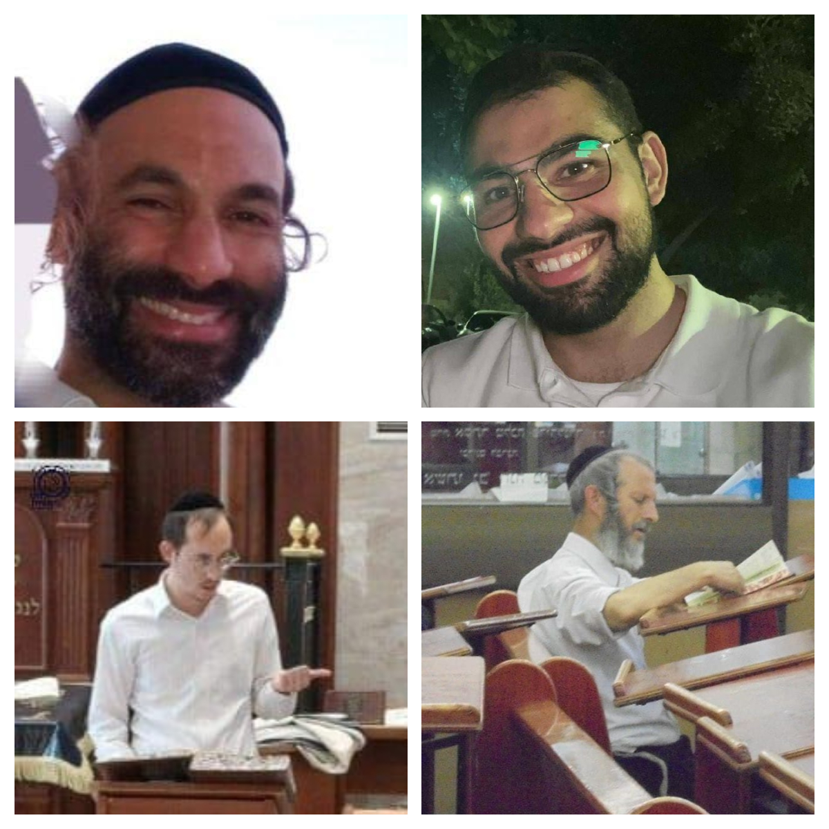 Rabbi Yosef David HYD, David Pinto HYD, Yisrael Matsner, Levi Pash HY'D