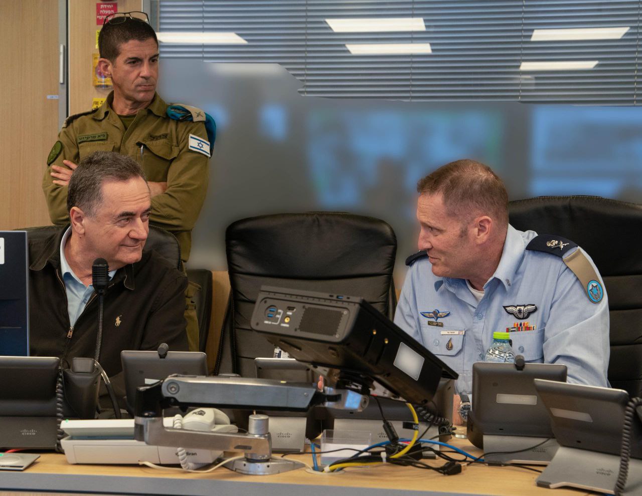 Receiving updates from IAF Commander Maj. Gen. Tomer Bar on the details of the operational plan "Fire Summit" to strike Hamas leadership.