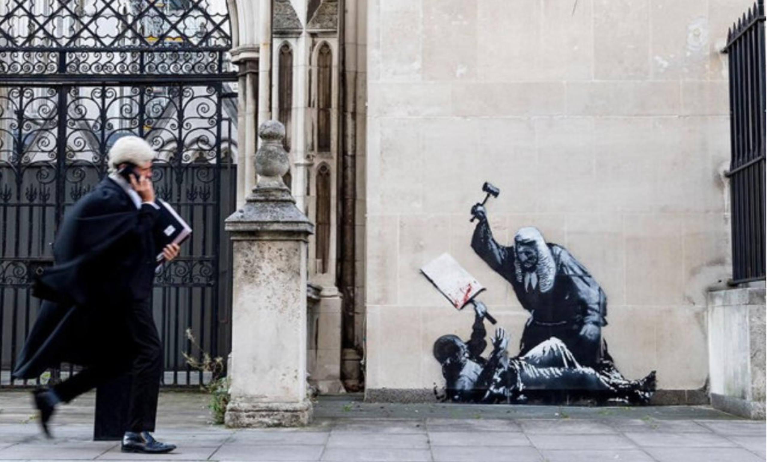 Banksy new controversial painting