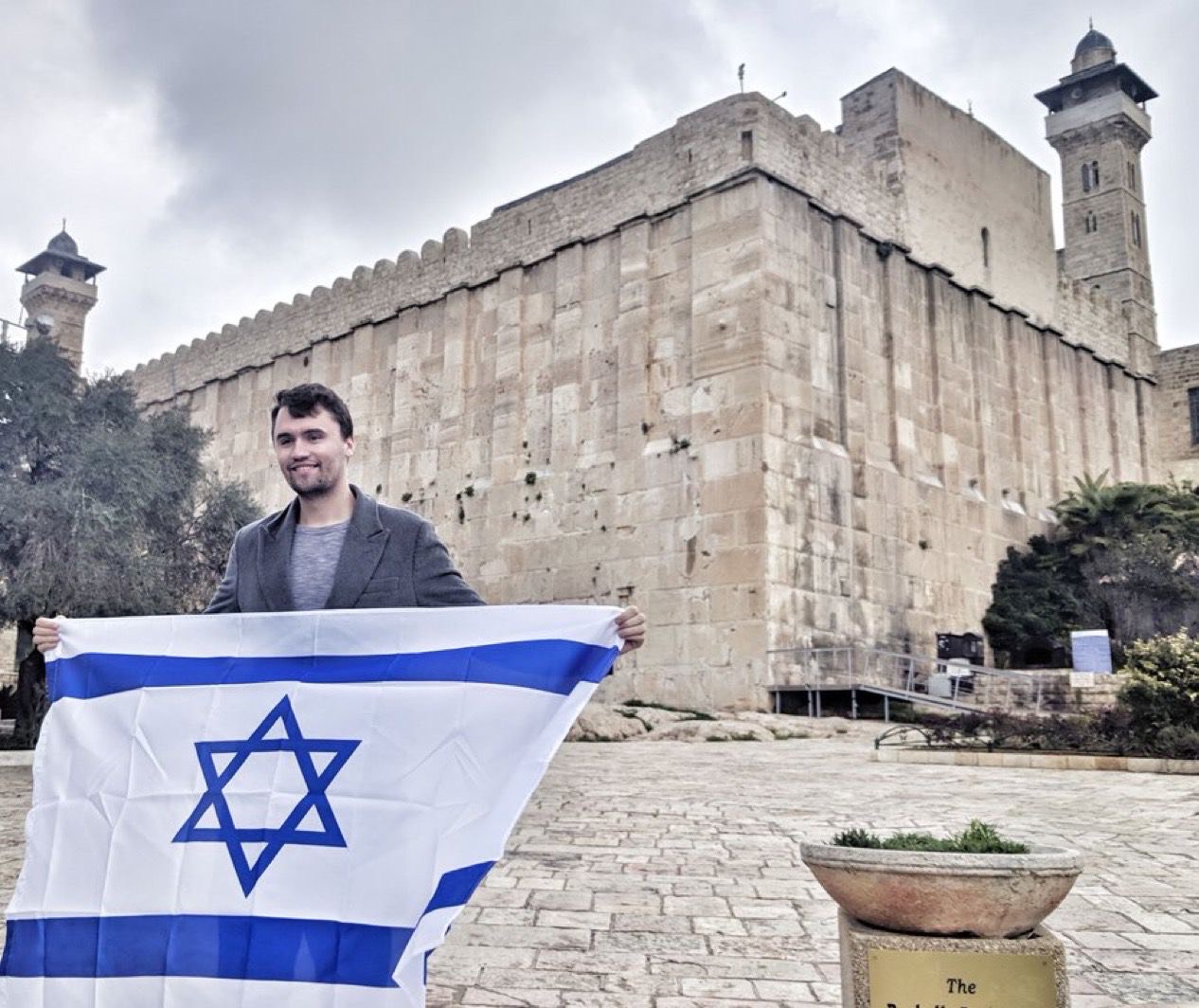 Charlie Kirk visiting Israel