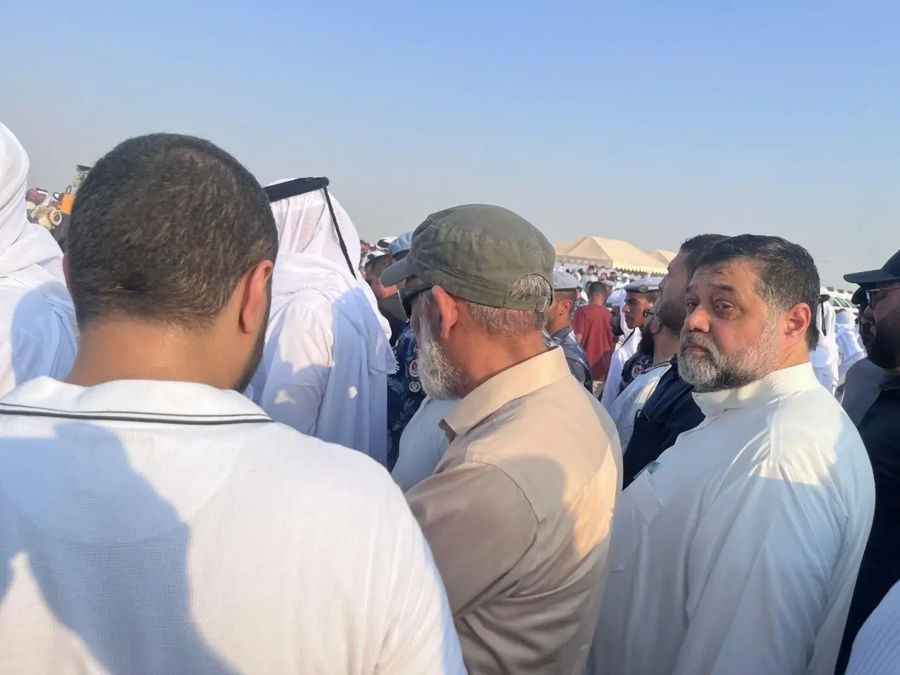Funeral of Hamas leaders in Qatar