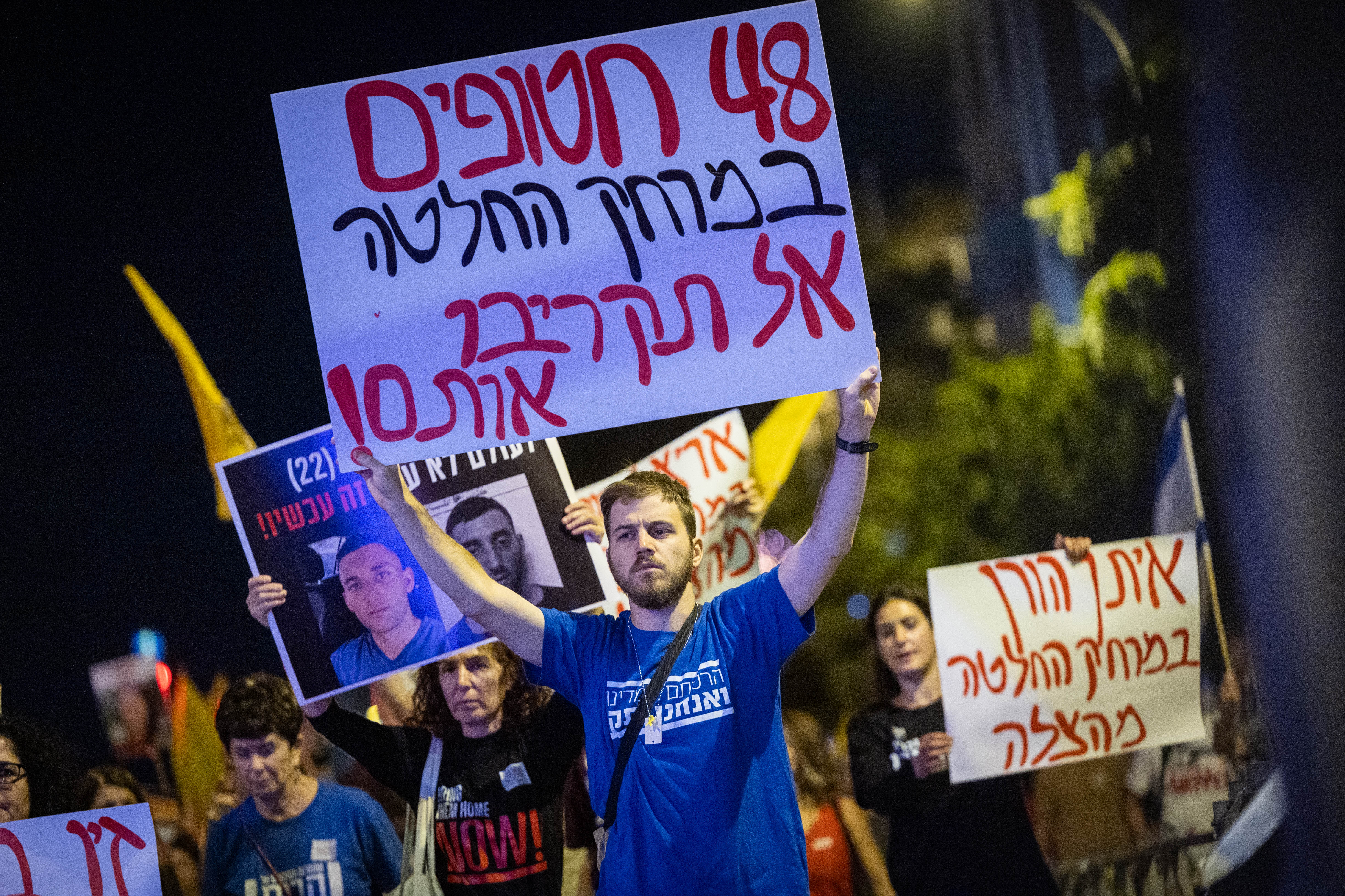 Hostage families in despair