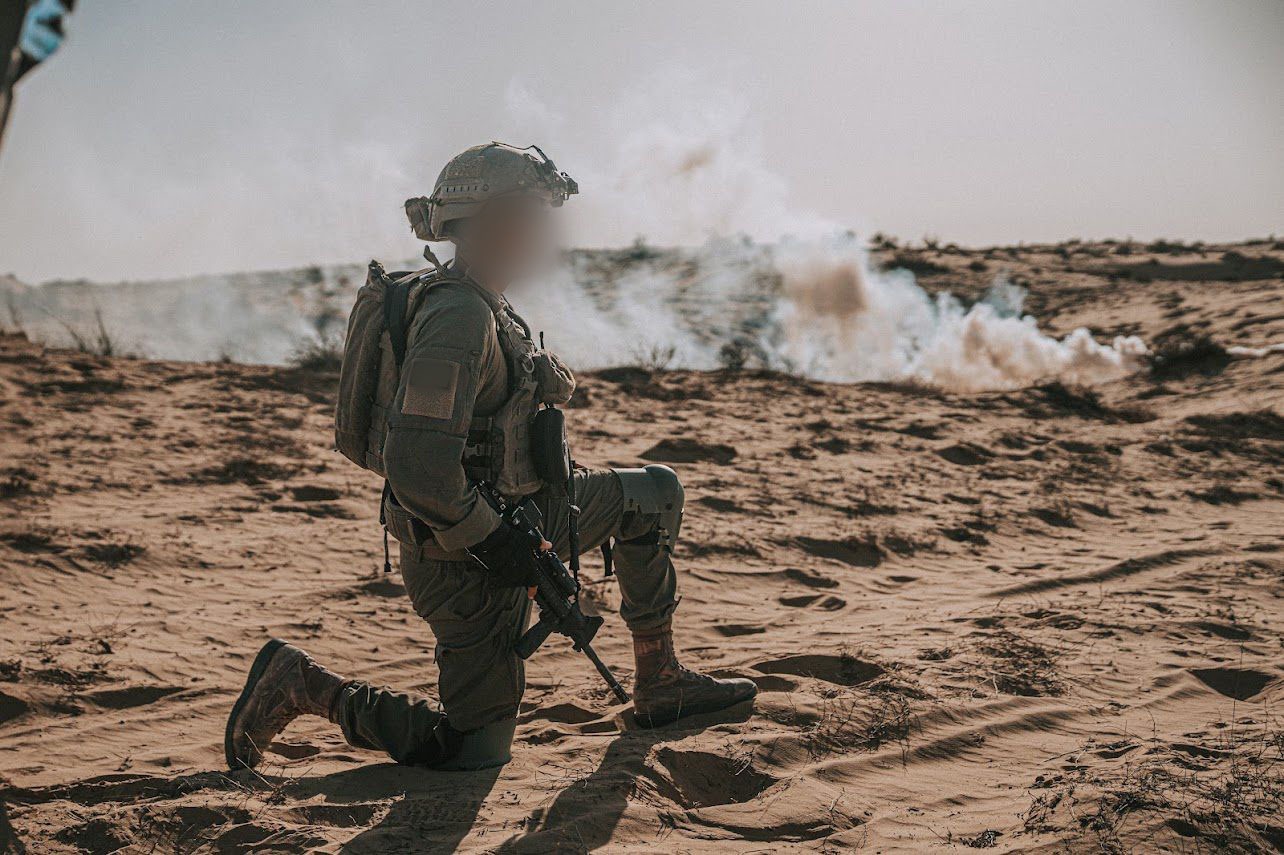 IDF soldiers training in Gaza