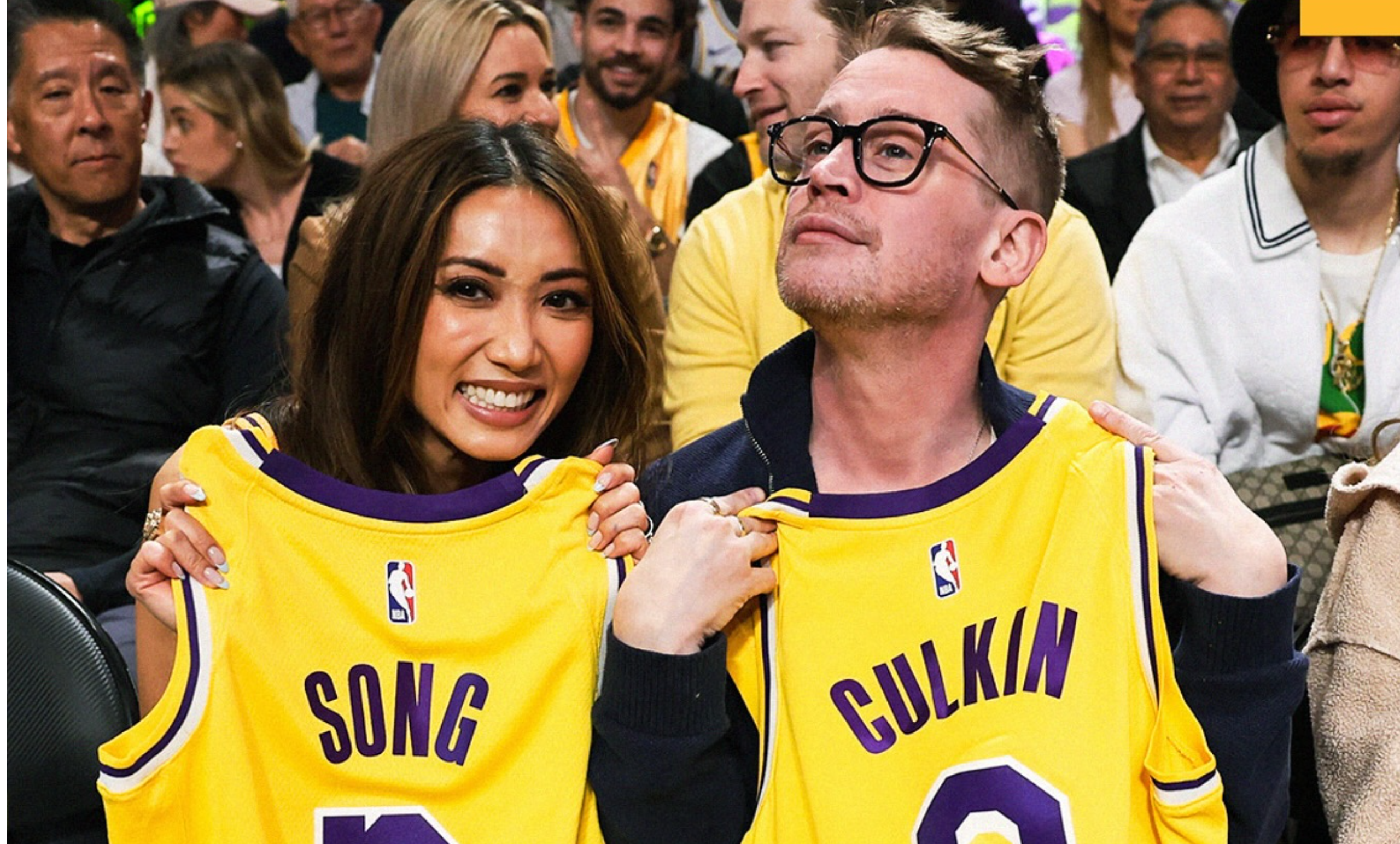 Brenda Song and Macaulay Culkin