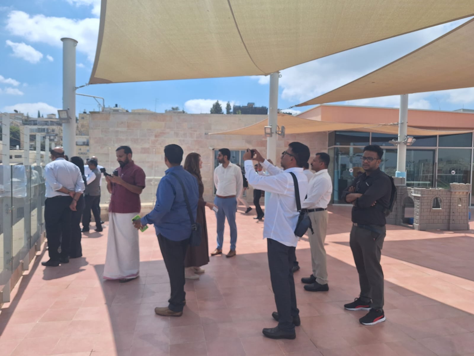 Indian delegation getting to know Shalva Center