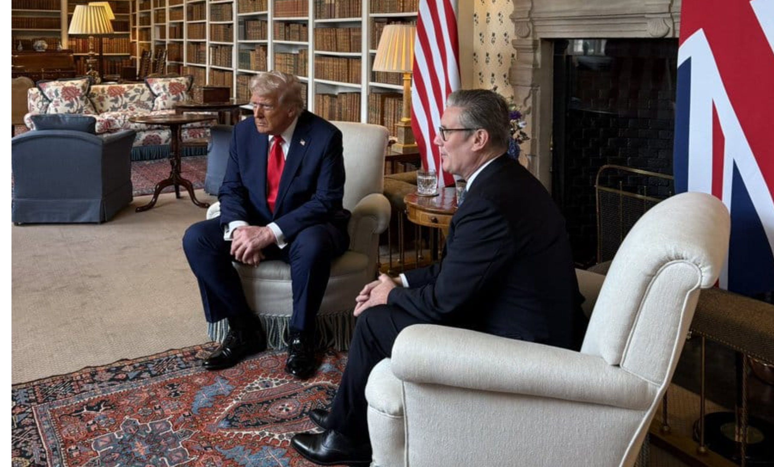 Trump visits Starmer