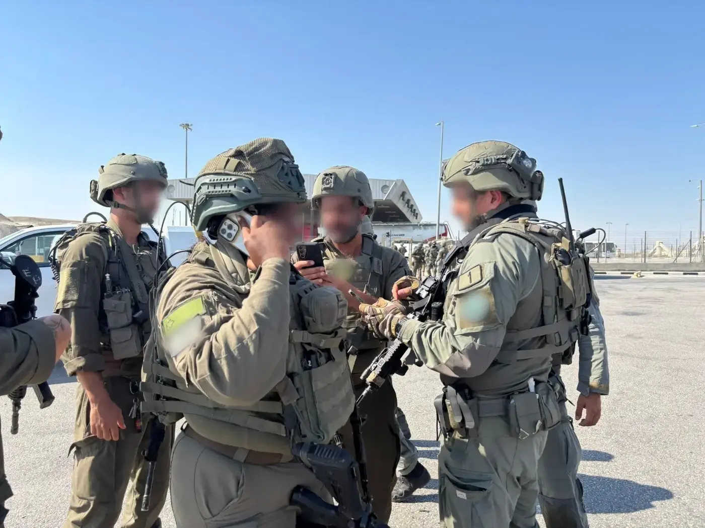 Scene of the terror attack at Allenby Bridge