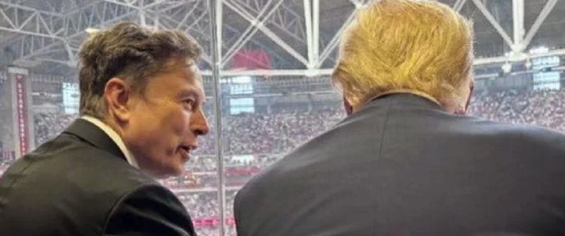 Musk and Trump Reunite - Shake Hands side-by-side at Kirk Memorial
