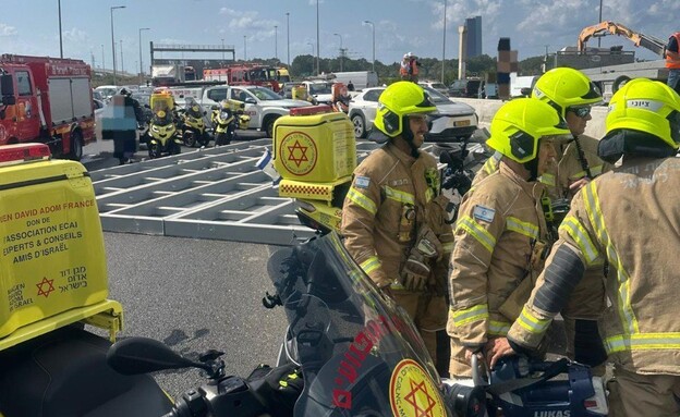 Scene of the horrific accident