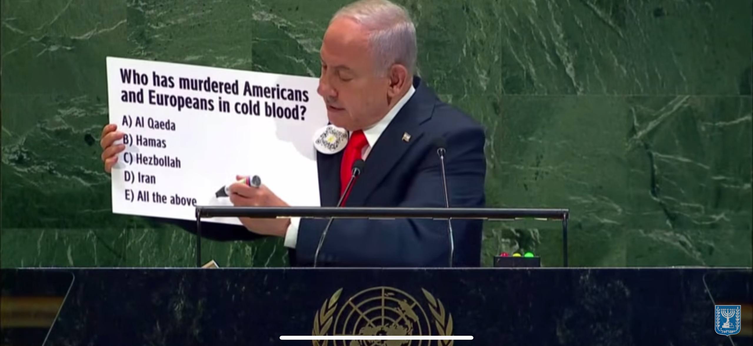 Live: PM Netanyahu Addresses UN General Assembly | WATCH