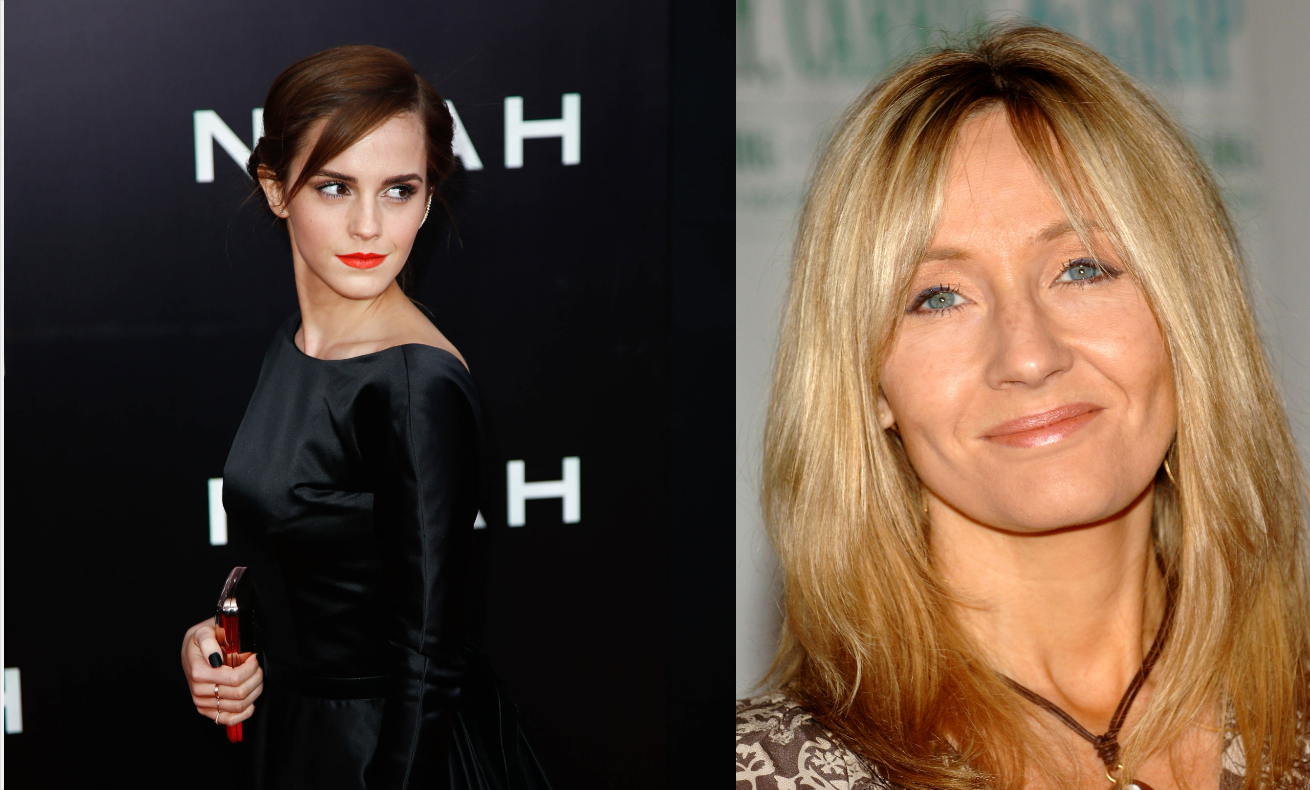 Emma Watson and J.K. Rowling