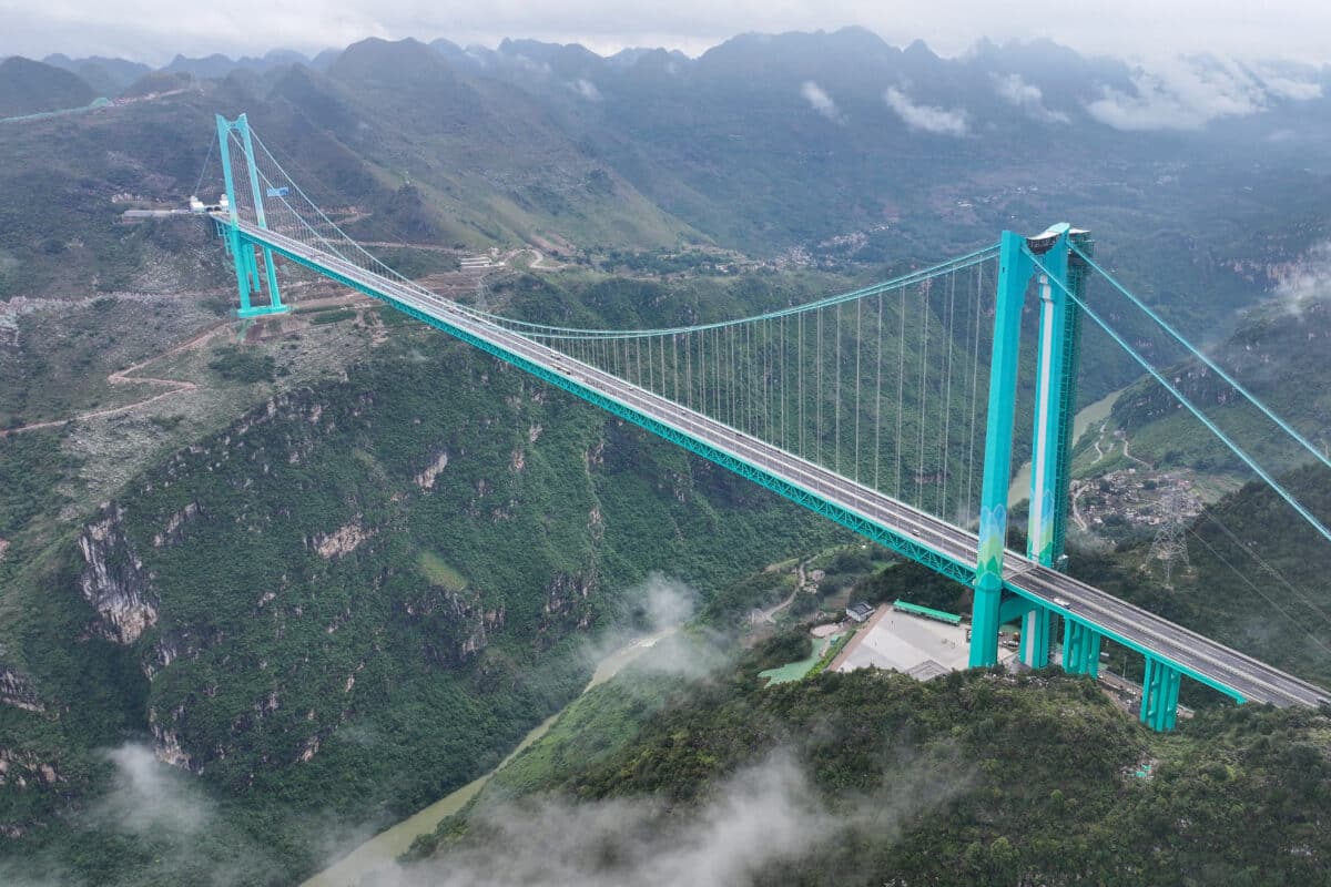 The World’s Highest Bridge Opens in China