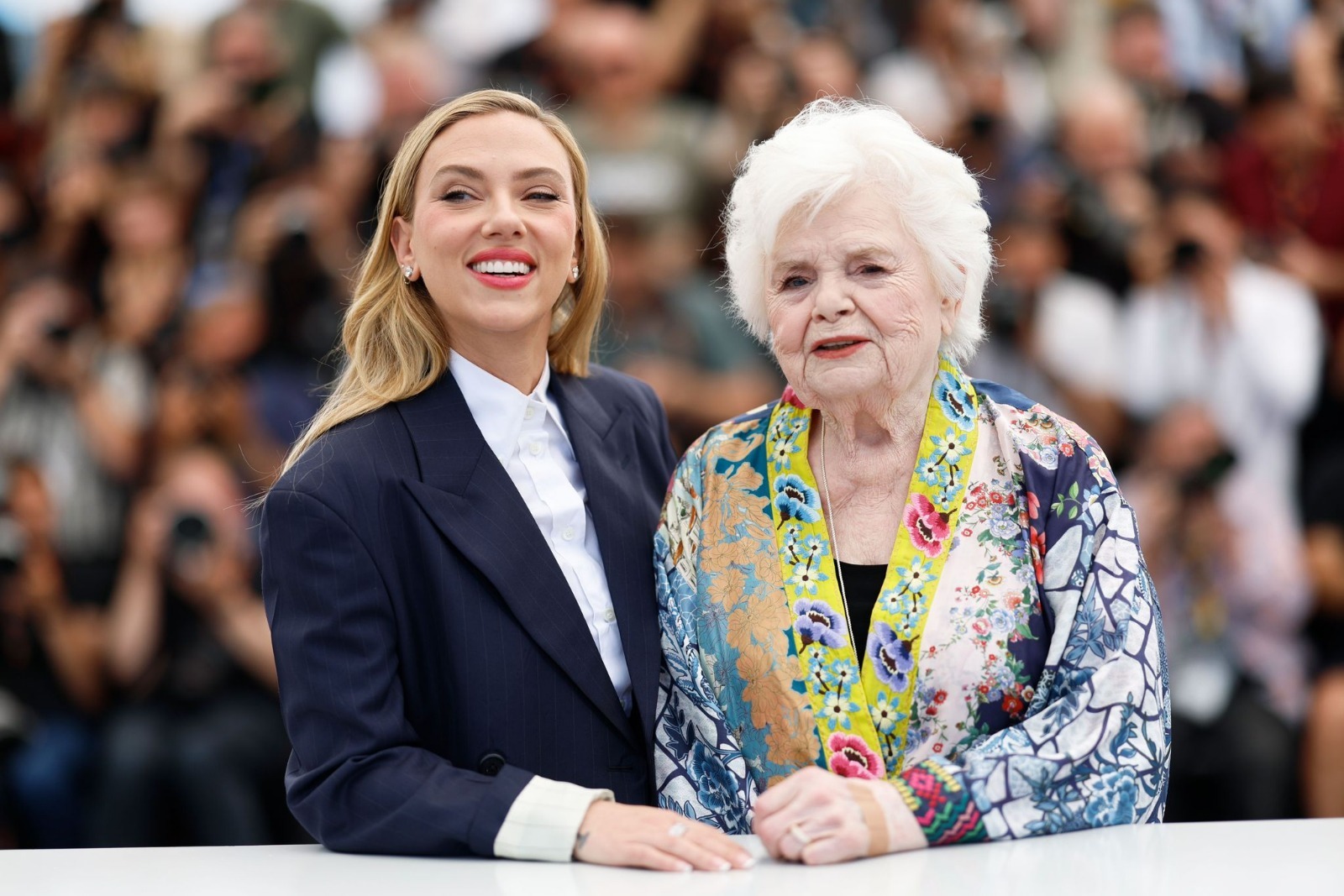 Scarlet Johansson and June Squibb