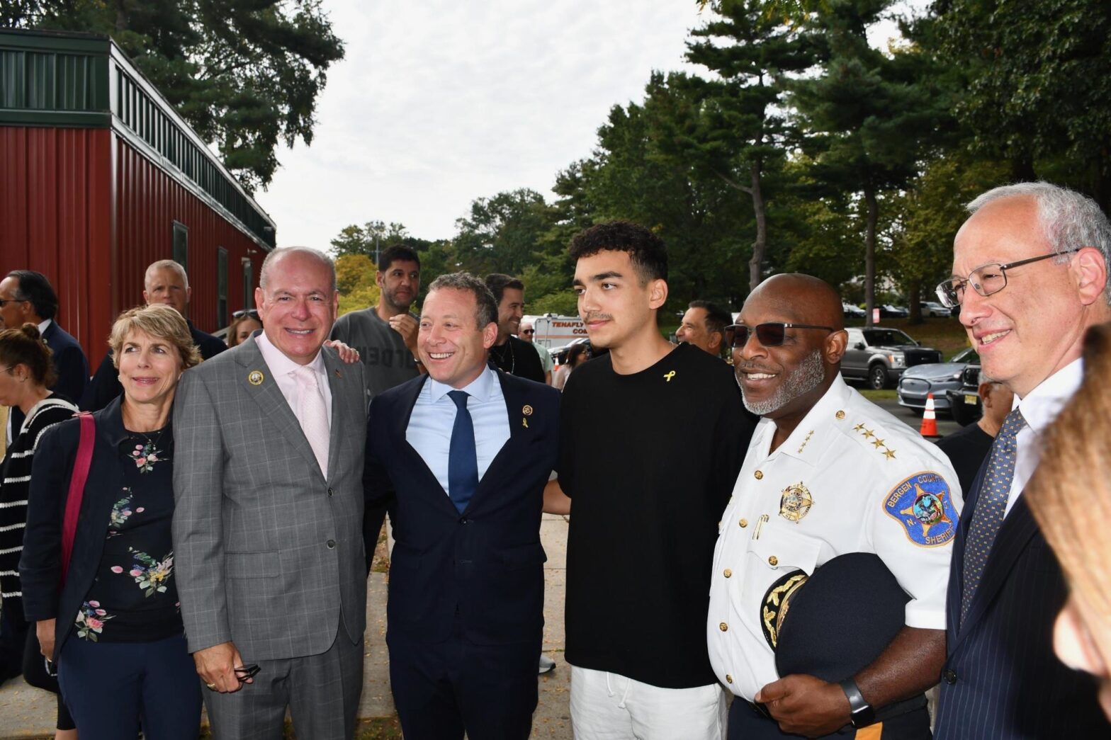 Former Hostage Edan Alexander in NJ at street dedication