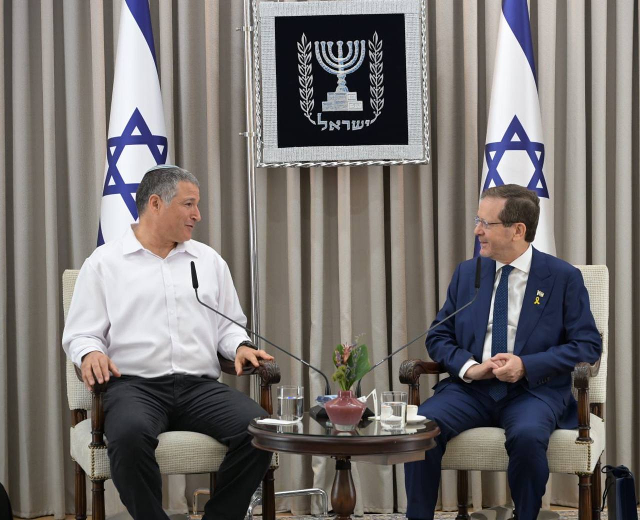 David Zini and President Herzog