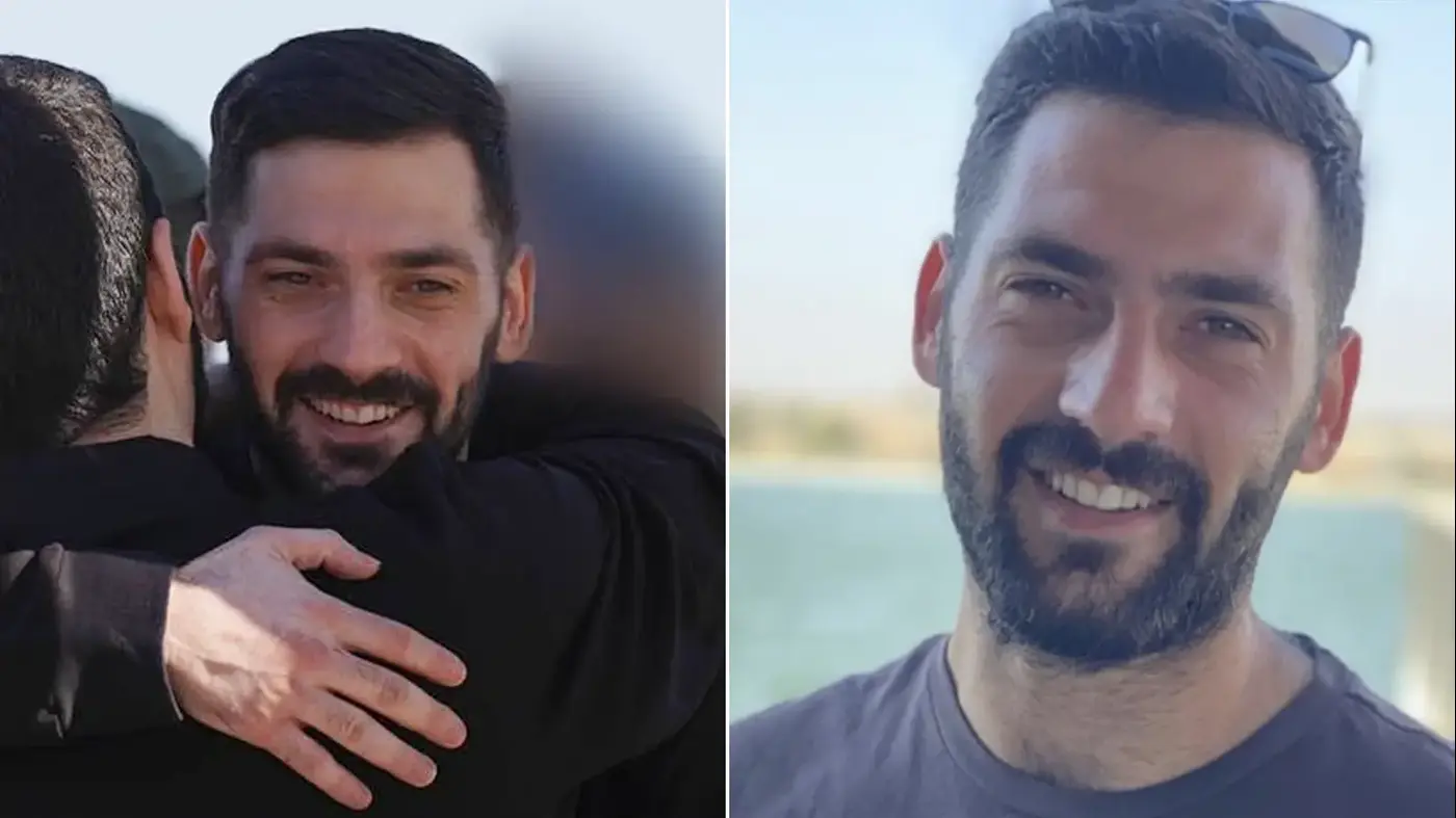 Hostage Gali Berman before and after Hamas captivity
