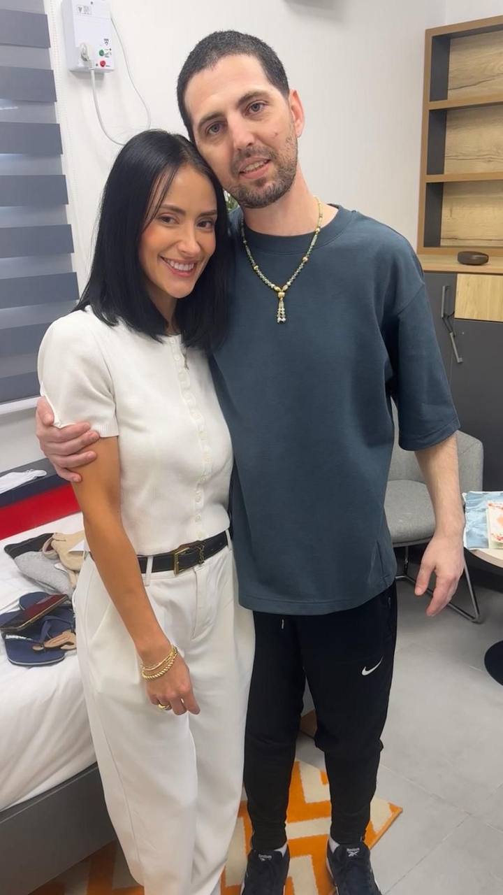 Elkana Bohbot with his wife