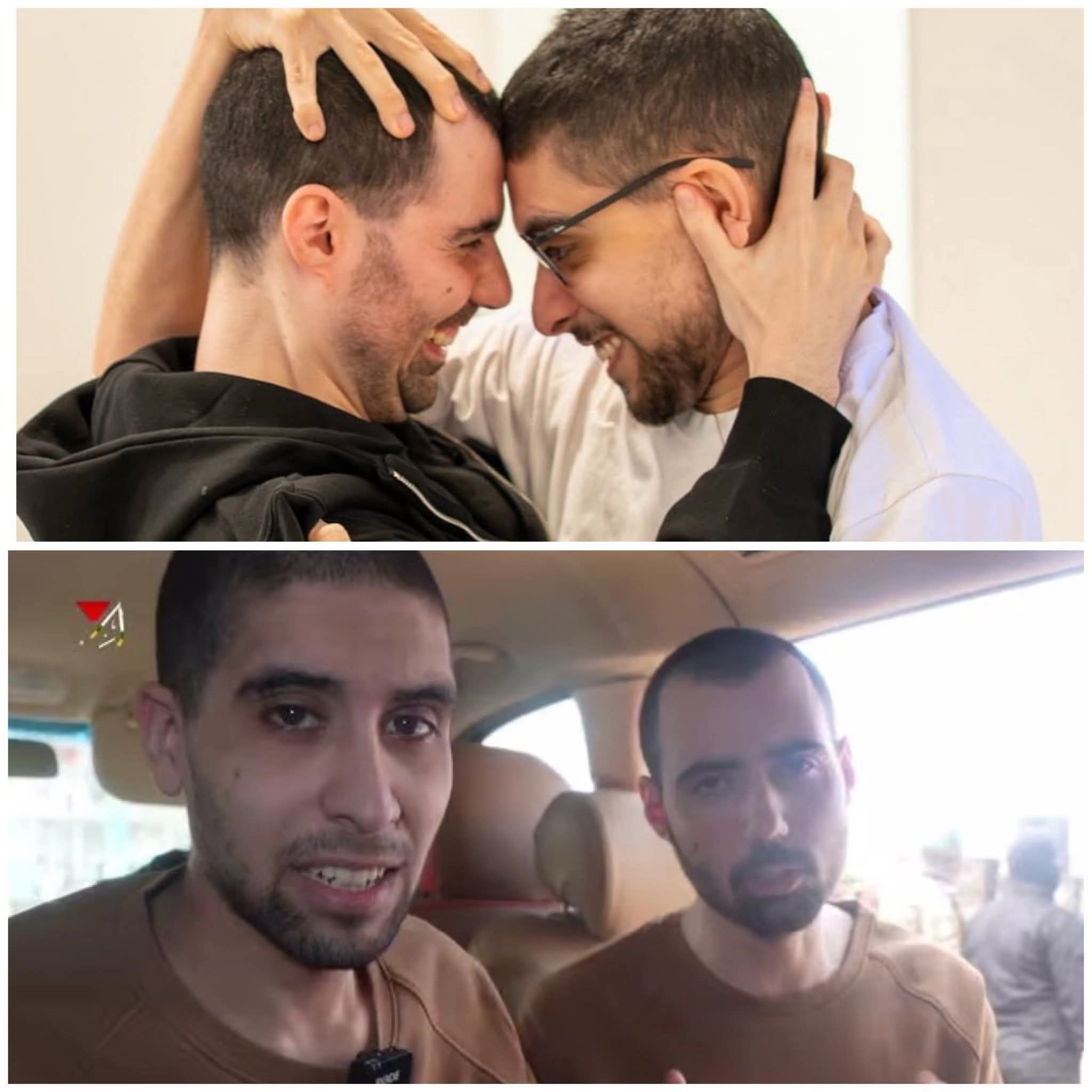 Childhood Friends Guy Gilboa-Dalal and Evyatar David Embrace After Hamas Captivity | WATCH