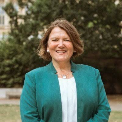 Dr. Ellie Chowns, the UK Green Party’s Westminster Leader and Foreign Affairs Spokesperson