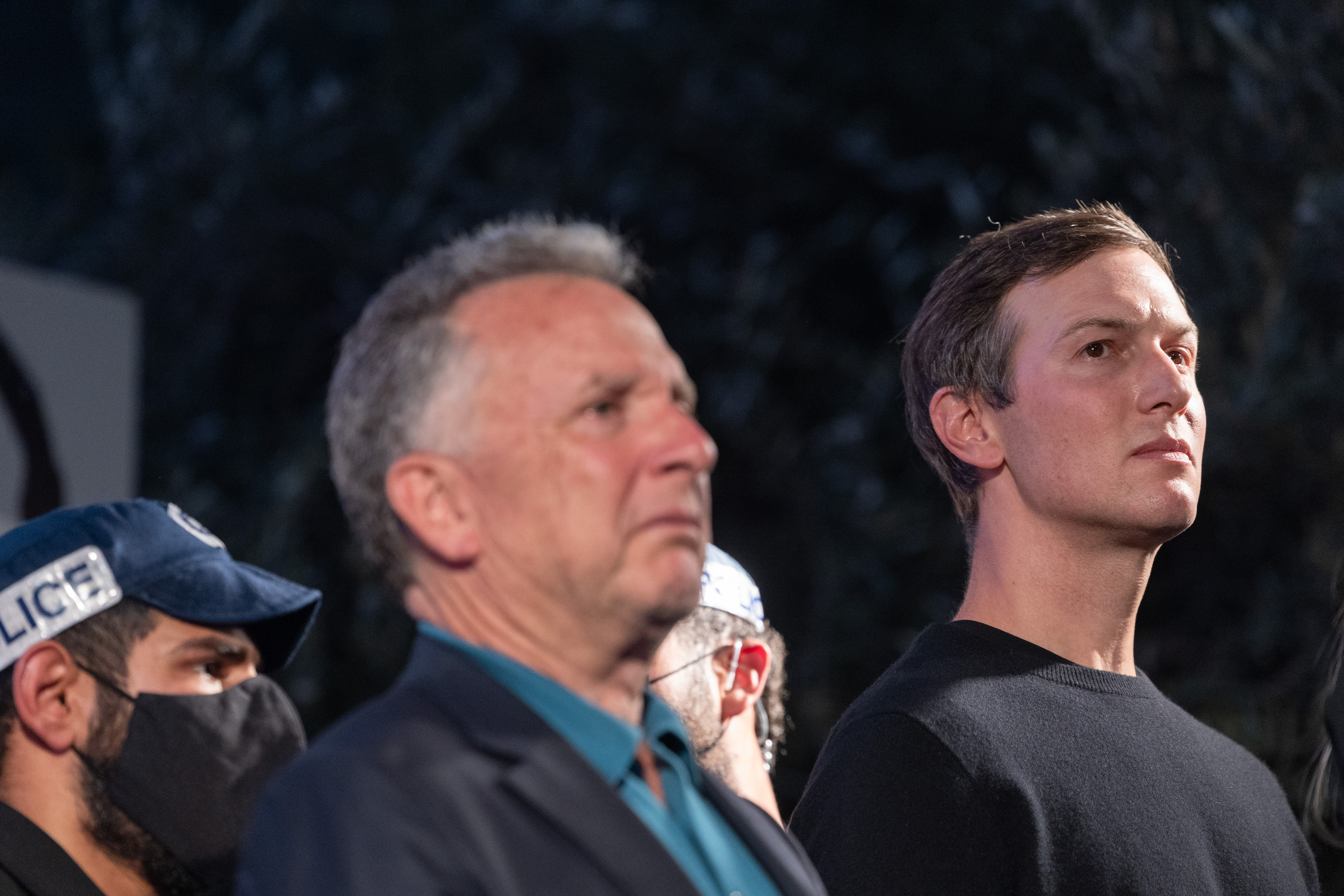 US Middle East envoy Steve Witkoff speaks at the weekly rally at Hostage Square in Tel Aviv, October 11, 2025. 