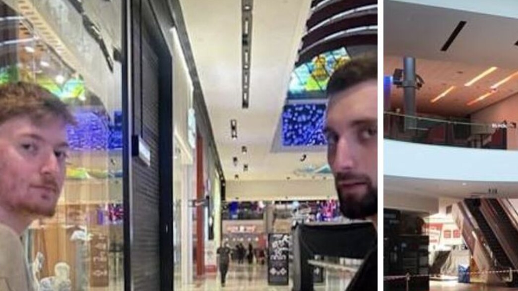 Former hostages privately shopping at the mall